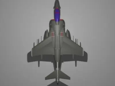 Av-8B Harrier 3D model