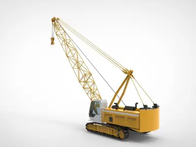 Mobile Crane  3D model