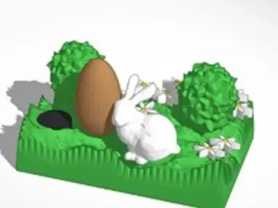 The Easter Bunny Free 3D print model