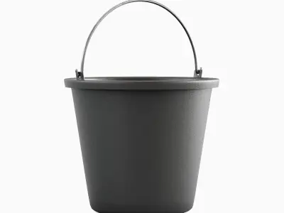 Industrial Plastic Bucket B 01 3D model