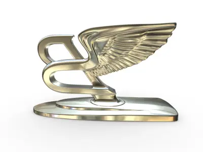 bentley logo 3D model