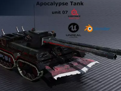 Apocalypse Tank unit 3D model