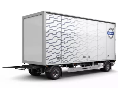 Box Trailer 3D model