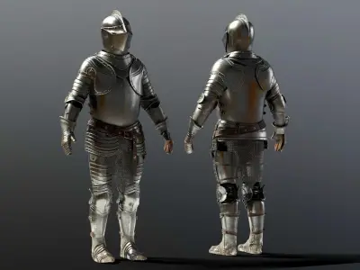 SOLDIER Medieval Armor 3D model
