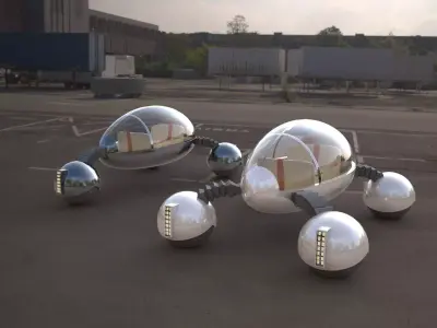 concept car cx15 3D model