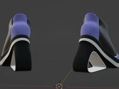 Sci Fi Shoes 3D model