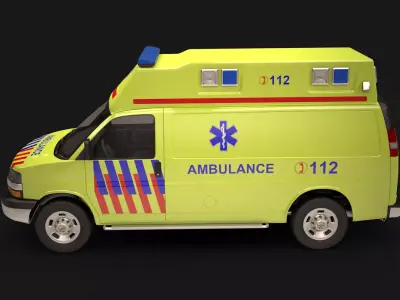 Chevy Express Ambulance 3D model