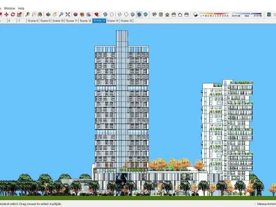 Sketchup Complex 168 3D model