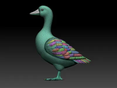 goose 3D model