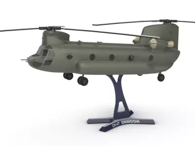CH-47 CHINOOK 3D print model