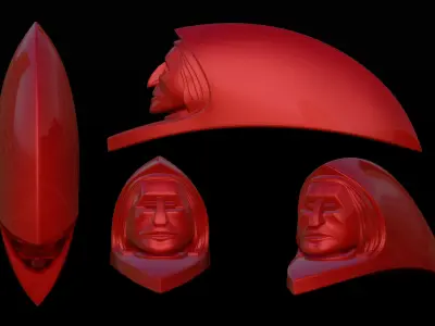 Indian Motorcycle logo for 3D print 3D print model