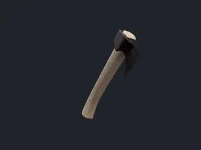 Rusted Axe  3D model