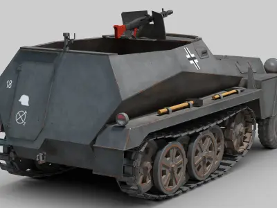 SdKfz 250 3D model