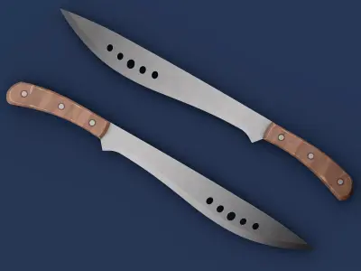 Machete Free low-poly 3D model get