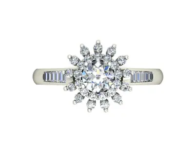 Wedding Ring  3D print model 140
