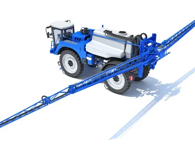Self Propelled Farm Sprayer 3D model purchase