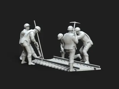 repair Railway 3D print model shop
