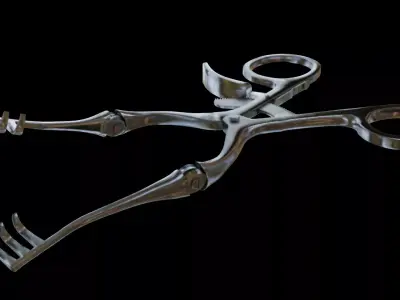 Weitlaner Self retaining Retractor 3D model