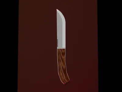 Simple knife Free 3D model