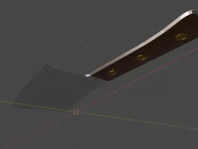 cleaver knife Free 3D model