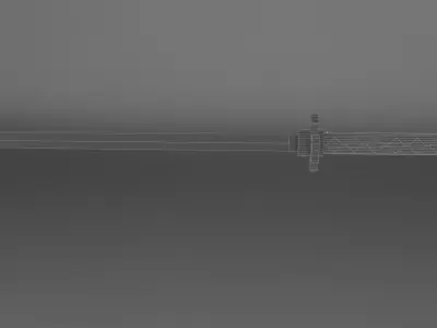 Sci-Fi Katana Low-poly 3D model purchase