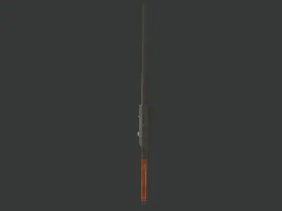 Rifle Low-poly 3D model shop