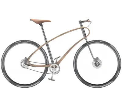 r gh handmade bicycle 3D model