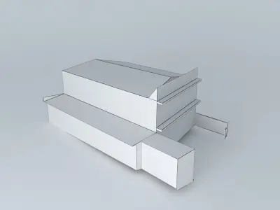 Factory cardboard box Free 3D model