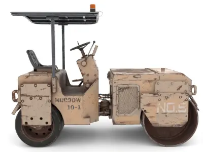 Construction roller MUC30W 3D model