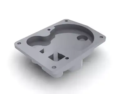 Carrier for Oerlikon Drivers Brake Valve Free 3D model