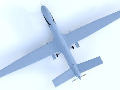 CHENGDU - CAIG Wing Loong II - PTERODACTY II - Low-poly 3D model