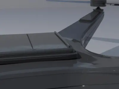 drone with propellers 3D model by setik20