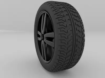 Tyre 3d model car tire 3D model