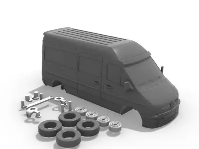 Mercedes Sprinter 2006  3D print model