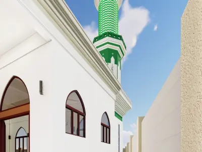 Masjid Mosque  Free 3D model