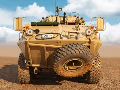 Light Armored Vehicle LAV-25 3D model