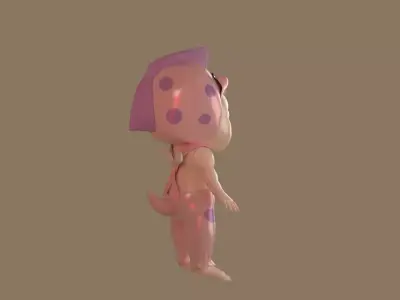 sonny angel spinosaurus Low-poly 3D model