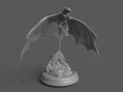 How to Train Your Dragon Toothless 3D print model