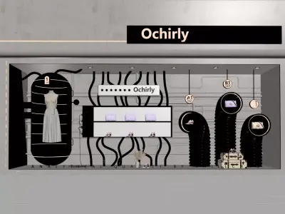 FutureCraft Fashion Display Window 3D model