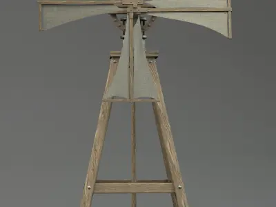 Da Vinci Windmill 3D model