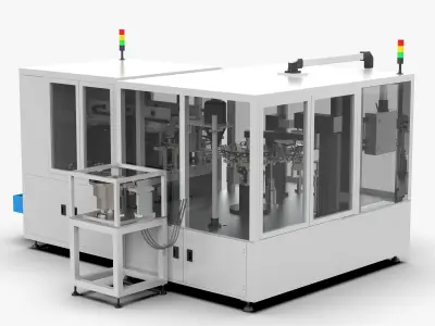 Automatic Bag Feeding Vacuum Packaging Machine 3D model