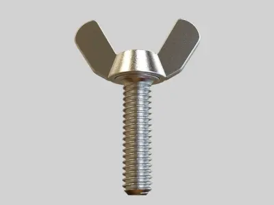 M5 x 31mm Wing Screws 3D print model