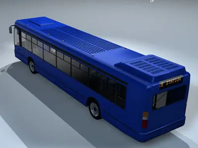 Intercity bus 3D model