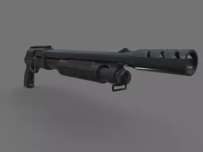 Shotgun 3D model