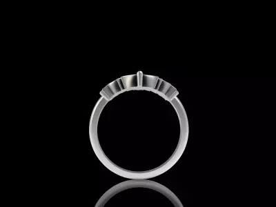 Leaves Ring 3D print model
