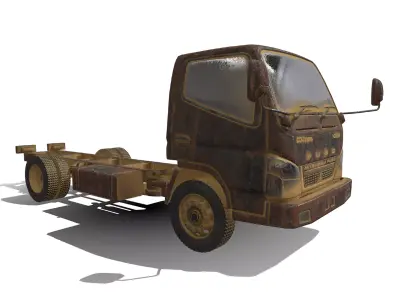 Truck2 rusty truck 3D model