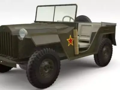 Military vehicle 3D model