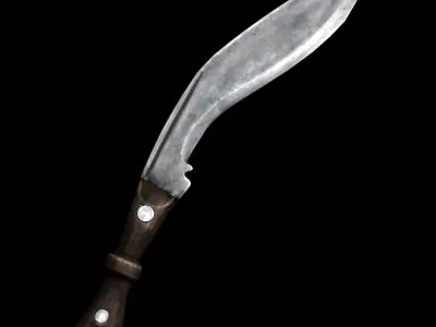 Kukri Knife 3D model buy