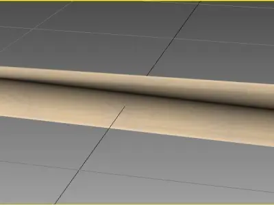 3d Hammer Industrial Tool Low Poly ready for games Clear Model Low-poly 3D model