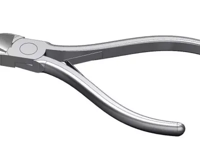 Wire Cutter - High-Quality Industrial 3D Model  Mechanical Tool 3D model